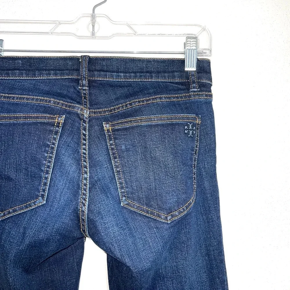 Tory Burch Dark Wash Low Rise Super Skinny Jeans 26 Women’s